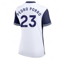 Maglia Calcio Tottenham Hotspur Pedro Porro #23 Prima Divisa Donna 2024-25 Manica Corta